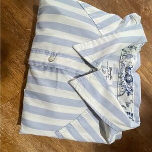 Classic Striped Button-Down Shirt